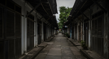Mysterious Alleyway in Asia: A Glimpse into a Forgotten Corner