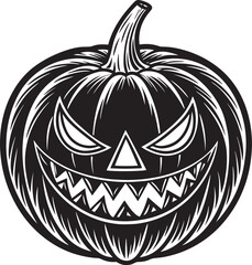 Halloween Pumpkin Silhouette Clipart 