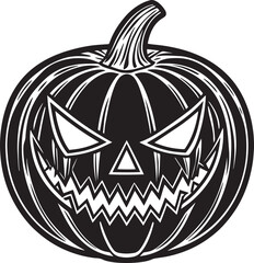 Halloween Pumpkin Silhouette Clipart 