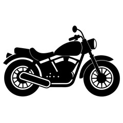 Obraz premium motorcycle on a white background