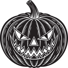Halloween Pumpkin Silhouette Clipart 