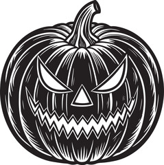 Halloween Pumpkin Silhouette Clipart 