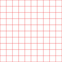 Red Grid on White – Retro Tech Blueprint