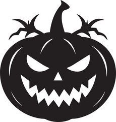 Halloween Pumpkin Silhouette Clipart 