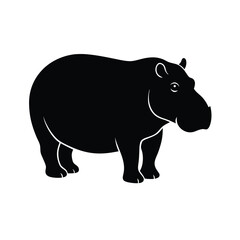Fototapeta premium rhino vector illustration