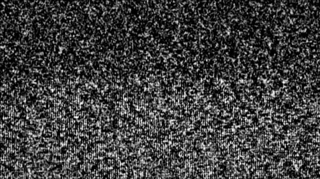 TV Noise with No Signal