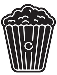  POPCORN SILHOUETTE