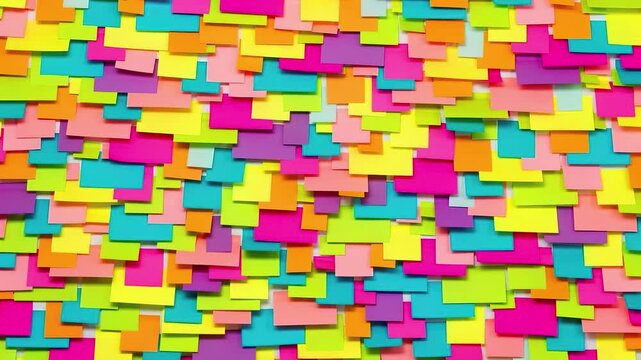 Colorful Post it Notes Background