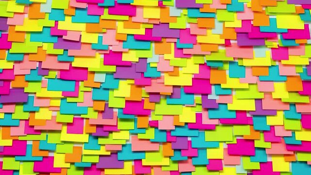Colorful Post it Notes Background