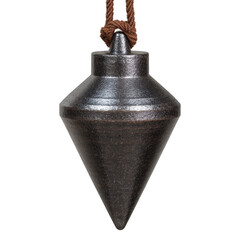 Fototapeta premium Plumb bob isolated on transparent background