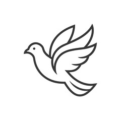 Fototapeta premium dove of peace vector