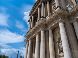 Naklejka premium vue intérieure de l'hôtel national des Invalides à Paris en France