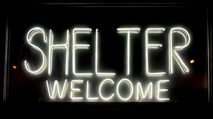 Obraz premium Neon sign displaying the words 