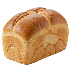 Freshly baked loaf of bread on a clean surface, showcasing its golden crust and soft texture (24)