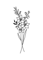 Gladiolus August Birth Month Flower Bouquet