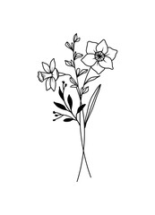 Narcissus December Birth Month Flower Bouquet