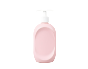 Pink Soap Dispenser Isolated on Transparent Background