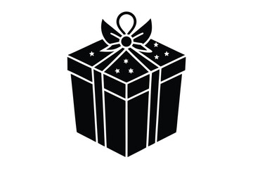 christmas gift box vector icon