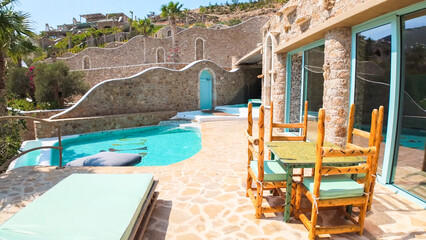Fototapeta premium hotel swimming pool