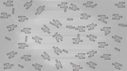 Seamless Pattern with Squares. Star Pattern Metallic Background.