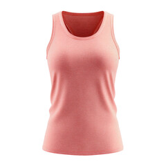 A pale coral-colored women's tank top