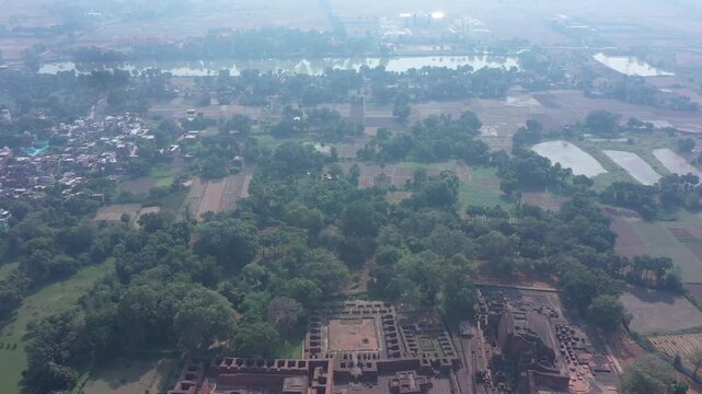 Ruins of Nalanda University, Nalanda, Bihar, India