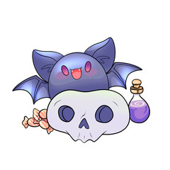 haloween chibi cartoon cute