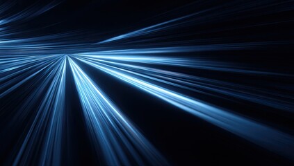 Abstract digital speed lines, radiating from center