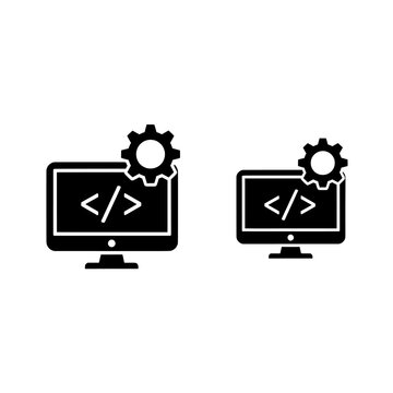 Coding and Development Icon