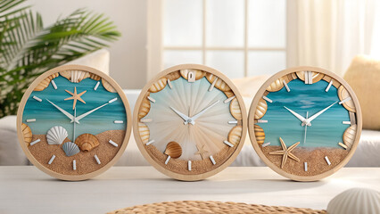  Beach-Themed Decorative Wall Clocks &ndash; Coastal Home Decor"