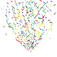 party streamers and confetti