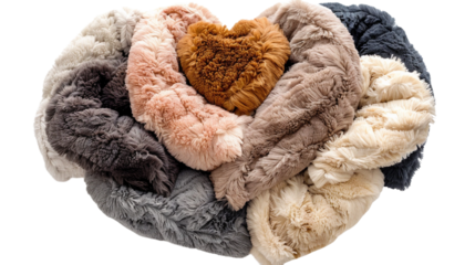 Snuggle-Worthy Blanket Assortment on white background
