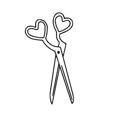 cute scissors for valentine's day