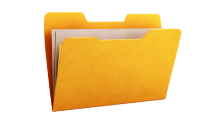 A standalone file folder, white background --ar 16:9