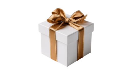 A standalone gift box, white background --ar 16:9