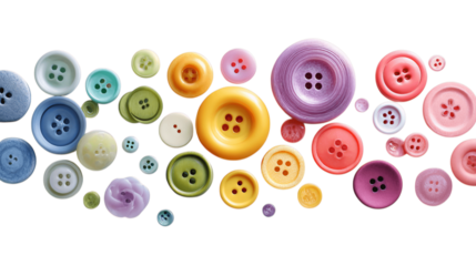 A studio shot of button box, white background --ar 16:9