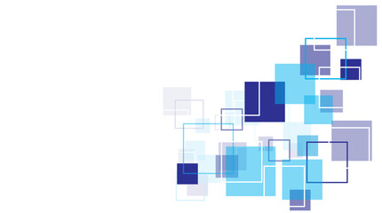Abstract technology modern soft blue square geometric pattern background.