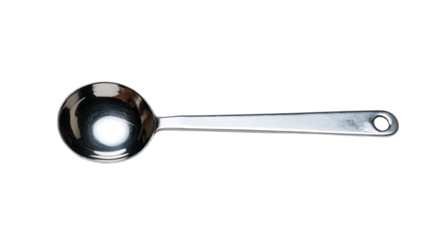 A studio shot of measuring spoon, white background --ar 16:9