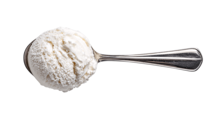 A white background photo of ice cream scoop, white background --ar 16:9