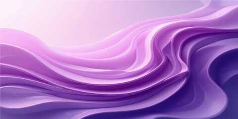 Abstract purple and pink wave background with soft silk texture and flowing fabric design