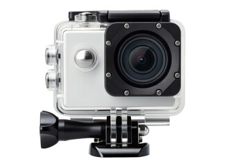 Action Camera isolated on a transparent background.