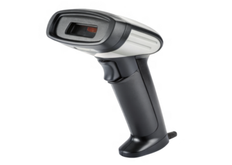 barcode scanner isolated on a transparent background.