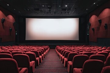 Empty movie theater