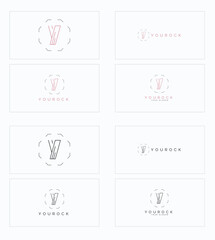 Minimalist Business Card Designs Featuring Modern Typography and Branding Elements