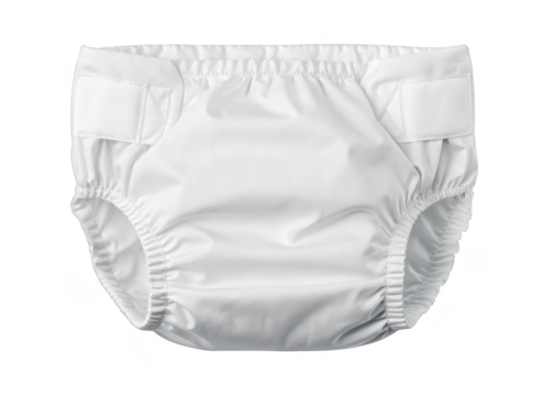 Diaper isolated on a transparent background.