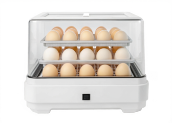 Egg incubator isolated on a transparent background.