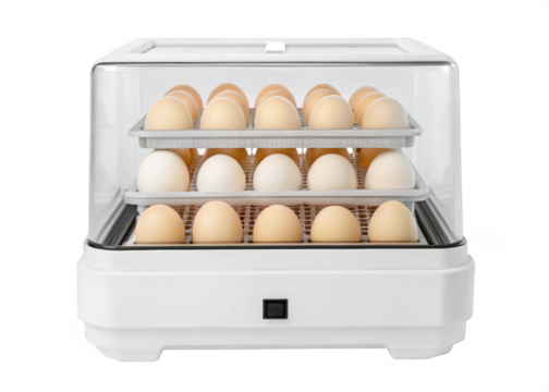 Egg incubator isolated on a transparent background.