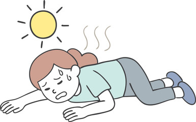 Heat Stroke and Sunstroke Character / 폭염 탈진 캐릭터