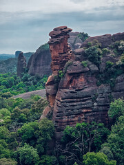 Guifeng Mountain, part of the Longhushan-Guifeng Geopark and part of the World Natural Heritage Site, is a beautiful tourist attraction within the park, located in Shangrao City, Jiangxi Province.