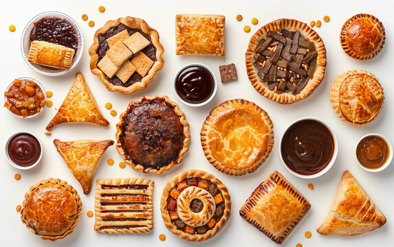 Australian Barbecue Delights Aussie BBQ on white background